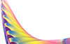Rainbow color ｜ Gradation ――Background ｜ Free material ――Full HD size: 1,920 × 1,200 pixels
