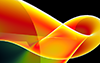 Red | Waveform | Gradation --Background | Free material --Full HD size: 1,920 x 1,200 pixels