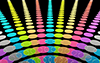 Rainbow color ｜ Gradation ――Background ｜ Free material ――Full HD size: 1,920 × 1,200 pixels