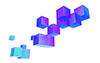 Cube ｜ Solid ｜ Gradient ――Background ｜ Free material ――Full HD size: 1,920 × 1,200 pixels