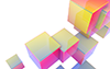 Cube ｜ Solid ｜ Gradient ――Background ｜ Free material ――Full HD size: 1,920 × 1,200 pixels