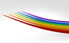 Rainbow color ｜ Line ――Background ｜ Free material ――Full HD size: 1,920 × 1,200 pixels