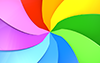Rainbow color ｜ Gradation ――Background ｜ Free material ――Full HD size: 1,920 × 1,200 pixels