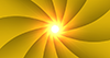 Rotate | Feather | Yellow --Background | Free Material-- 4K Size: 4,096 x 2,160 pixels