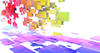 Different space | Square | Light blue --Background | Free material-- 4K size: 4,096 x 2,160 pixels