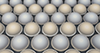 Sphere ｜ Line up ｜ Silver ――Background ｜ Free material ―― 4K size: 4,096 × 2,160 pixels