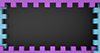 Square | Enclosure | Light blue --Background | Free material-- 4K size: 4,096 x 2,160 pixels