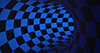 Tunnel ｜ Blue system ――Background ｜ Free material ――4K size: 4,096 × 2,160 pixels