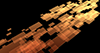 Orange ｜ Translucent ｜ Darkness / Space ――Background ｜ Free material ―― 4K size: 4,096 × 2,160 pixels