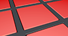 Red ｜ Square ｜ Black line ――Background ｜ Free material ―― 4K size: 4,096 × 2,160 pixels