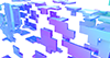 Complex ｜ Structure ｜ Beautiful / Blue system ――Background ｜ Free material ―― 4K size: 4,096 × 2,160 pixels