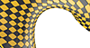 Bend ｜ Black ―― Yellow ―― Background ｜ Free material ―― 4K size: 4,096 × 2,160 pixels
