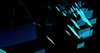 Space-time gap ｜ Blue system-Rectangle --Background ｜ Free material ―― 4K size: 4,096 × 2,160 pixels