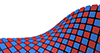 Cube | Mass | Red and Blue --Background | Free Material-- 4K Size: 4,096 x 2,160 Pixels