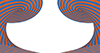 Blue ｜ Orange ｜ Different Dimensional World ――Background ｜ Free Material ―― 4K Size: 4,096 × 2,160 Pixels