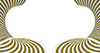 White ｜ Gold ｜ Different Dimensional World ――Background ｜ Free Material ―― 4K Size: 4,096 × 2,160 Pixels