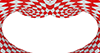 Red ｜ White ｜ Different Dimensional World ――Background ｜ Free Material ―― 4K Size: 4,096 × 2,160 Pixels