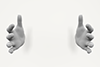 Hands | Grab feeling | Both hands | Fingers --Background | Free material --Image size: 3,000 x 2,000 pixels