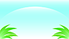 Grass ｜ Blue ｜ Gradient --Background ｜ Free material --Full HD size: 1,920 × 1,080 pixels
