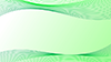 Green | Wave | Gradation --Background | Free material --Full HD size: 1,920 x 1,080 pixels