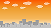 City ｜ Cityscape ――Background ｜ Free material ――Full HD size: 1,920 × 1,080 pixels