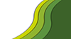 Green | Wave pattern --Background | Free material --Full HD size: 1,920 x 1,080 pixels