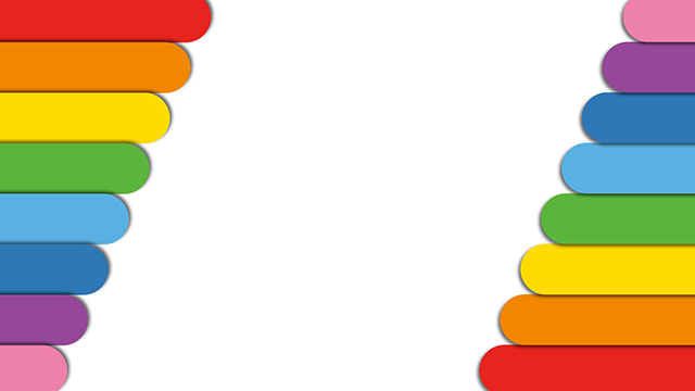 Rainbow ｜ Colorful ｜ Line --Background / Photo / Wallpaper / Desktop Picture / Free Background --Full HD size: 1,920 × 1,080 pixels