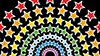 Star ｜ Pattern ｜ Rotation --Background ｜ Free Material --Full HD Size: 1,920 × 1,080 pixels