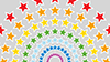 Star ｜ Pattern ｜ Rotation --Background ｜ Free Material --Full HD Size: 1,920 × 1,080 pixels