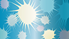 Blue ｜ Explosion ｜ Pattern --Background ｜ Free material --Full HD size: 1,920 × 1,080 pixels