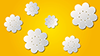 Yellow ｜ Petals ｜ Pattern ――Background ｜ Free material ――Full HD size: 1,920 × 1,080 pixels