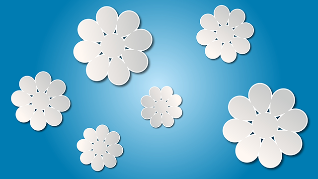 Blue ｜ Petals ｜ Pattern --Background / Photo / Wallpaper / Desktop picture / Free background --Full HD size: 1,920 × 1,080 pixels