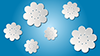 Blue ｜ Petals ｜ Pattern ――Background ｜ Free material ――Full HD size: 1,920 × 1,080 pixels