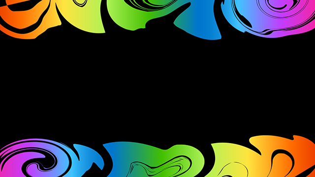 Rainbow color ｜ Colorful ｜ Top and bottom lines --Background / Photo / Wallpaper / Desktop picture / Free background --Full HD size: 1,920 x 1,080 pixels