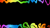 Rainbow color ｜ Colorful ｜ Top and bottom lines ――Background ｜ Free material ――Full HD size: 1,920 × 1,080 pixels