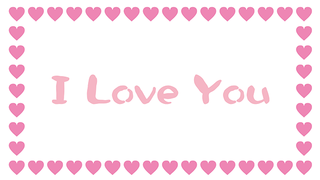 Heart ｜ I Love You ｜ Characters --Background / Photos / Wallpapers / Desktop Pictures / Free Backgrounds --Full HD Size: 1,920 x 1,080 pixels