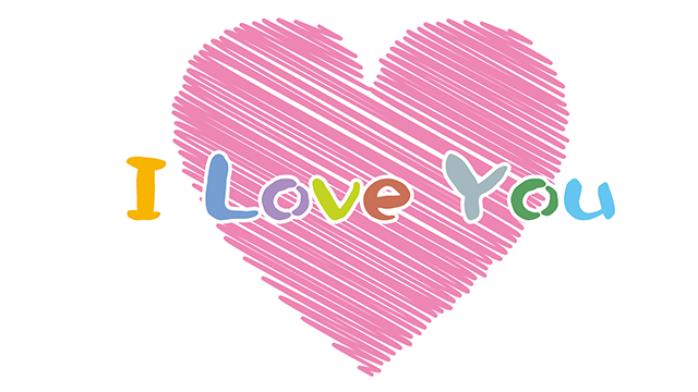 Heart ｜ I Love You ｜ Characters --Background / Photos / Wallpapers / Desktop Pictures / Free Backgrounds --Full HD Size: 1,920 x 1,080 pixels