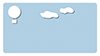 Balloon ｜ Cloud ｜ Sky ――Background ｜ Free material ――Full HD size: 1,920 × 1,080 pixels