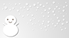 Snowman ｜ Snow ｜ Falling --Background ｜ Free Material --Full HD Size: 1,920 × 1,080 pixels