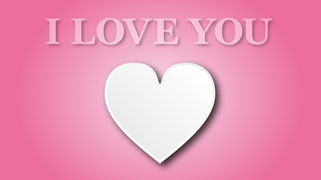 Heart Mark ｜ I Love You --Background / Photos / Wallpapers / Desktop Pictures / Free Backgrounds --Full HD Size: 1,920 x 1,080 pixels