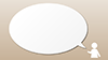 Brown ｜ Speech balloon --Background ｜ Free material --Full HD size: 1,920 × 1,080 pixels