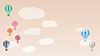 Balloon | Clouds-Background | Free Material-Full HD Size: 1,920 x 1,080 pixels