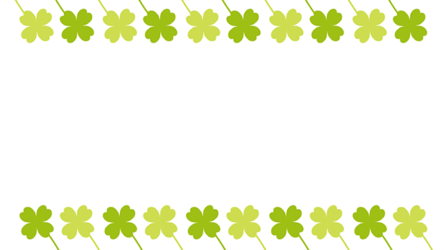 Four Leaf ｜ Clover --Background / Photo / Wallpaper / Desktop Picture / Free Background --Full HD Size: 1,920 × 1,080 pixels