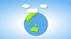 Blue | Earth-Background | Free Material-Full HD Size: 1,920 x 1,080 pixels