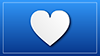 Blue ｜ Heart mark ――Background ｜ Free material ――Full HD size: 1,920 × 1,080 pixels